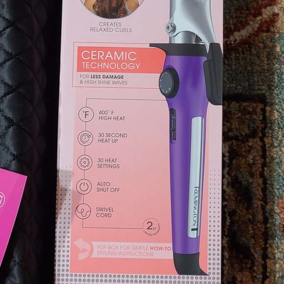 Remington Hot Styling Tools Bundle Flat Iron, Curling Iron, Mat, Tool Clutch - Picture 5 of 16